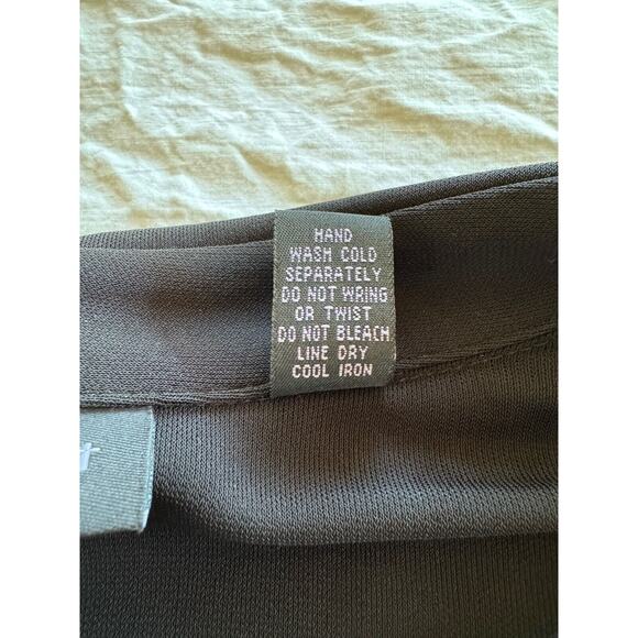 NWT Classic Black Wrap Dress Sz 1X Goth Y2K Career Classic - Picture 6 of 10